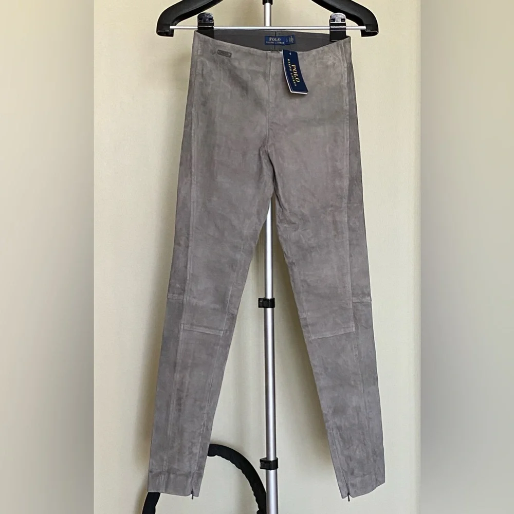 Polo Ralph Lauren Pull-on Lamb Suede pants - Picture 1 of 15